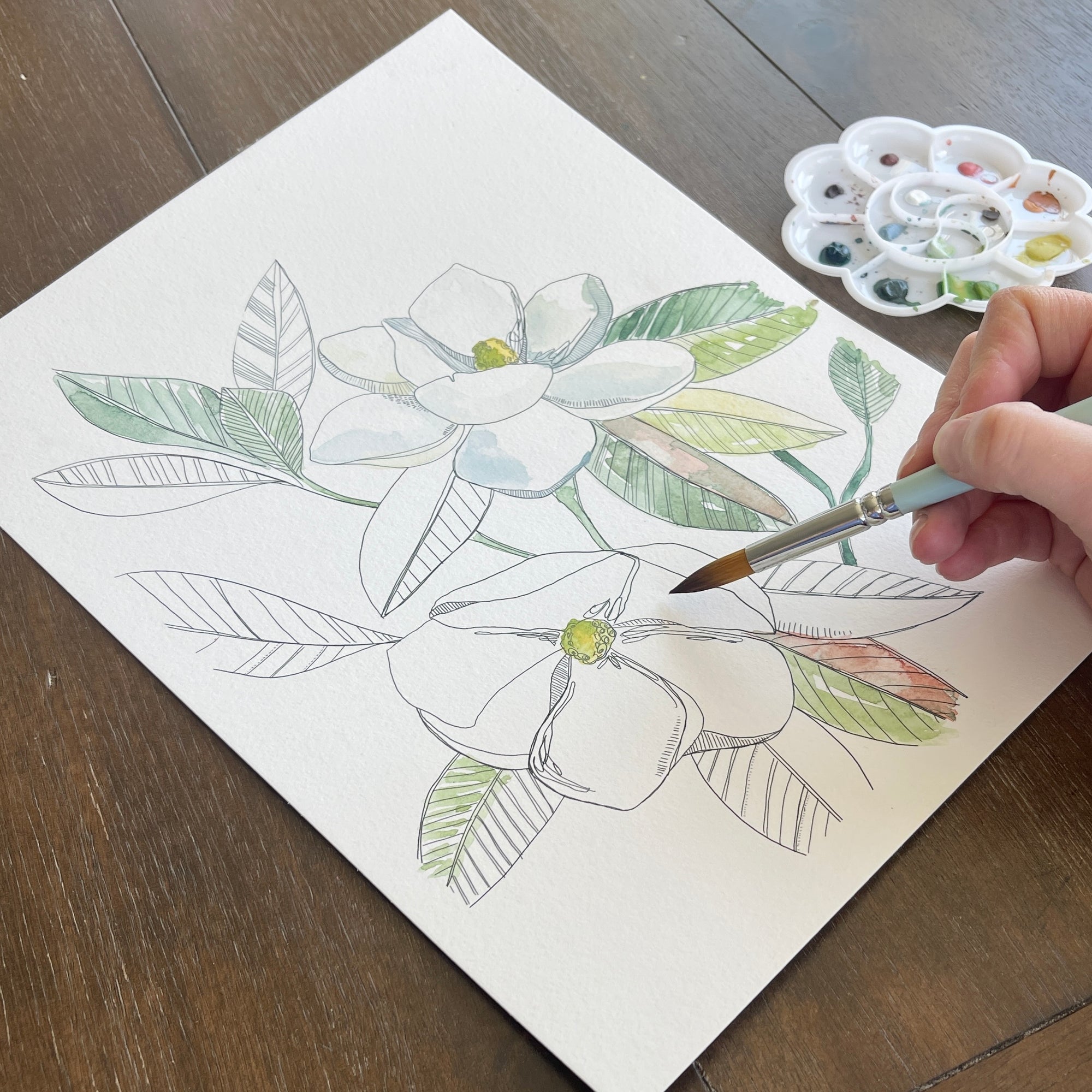 Magnolia DIY Watercolor Kit