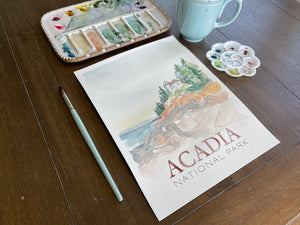 Acadia DIY Watercolor Kit