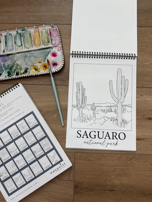 National Parks Watercolor Workbook