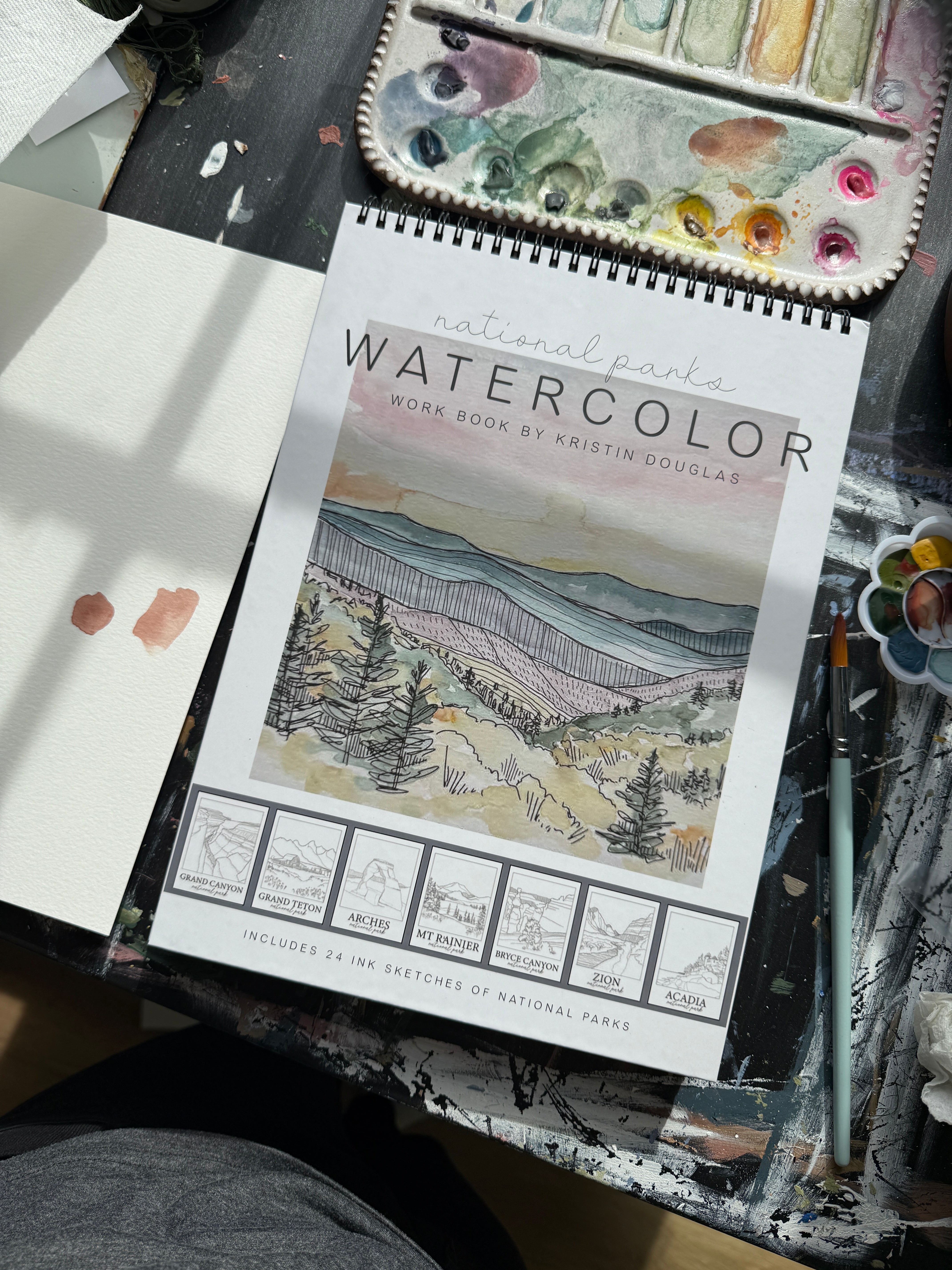 National Parks Watercolor Workbook