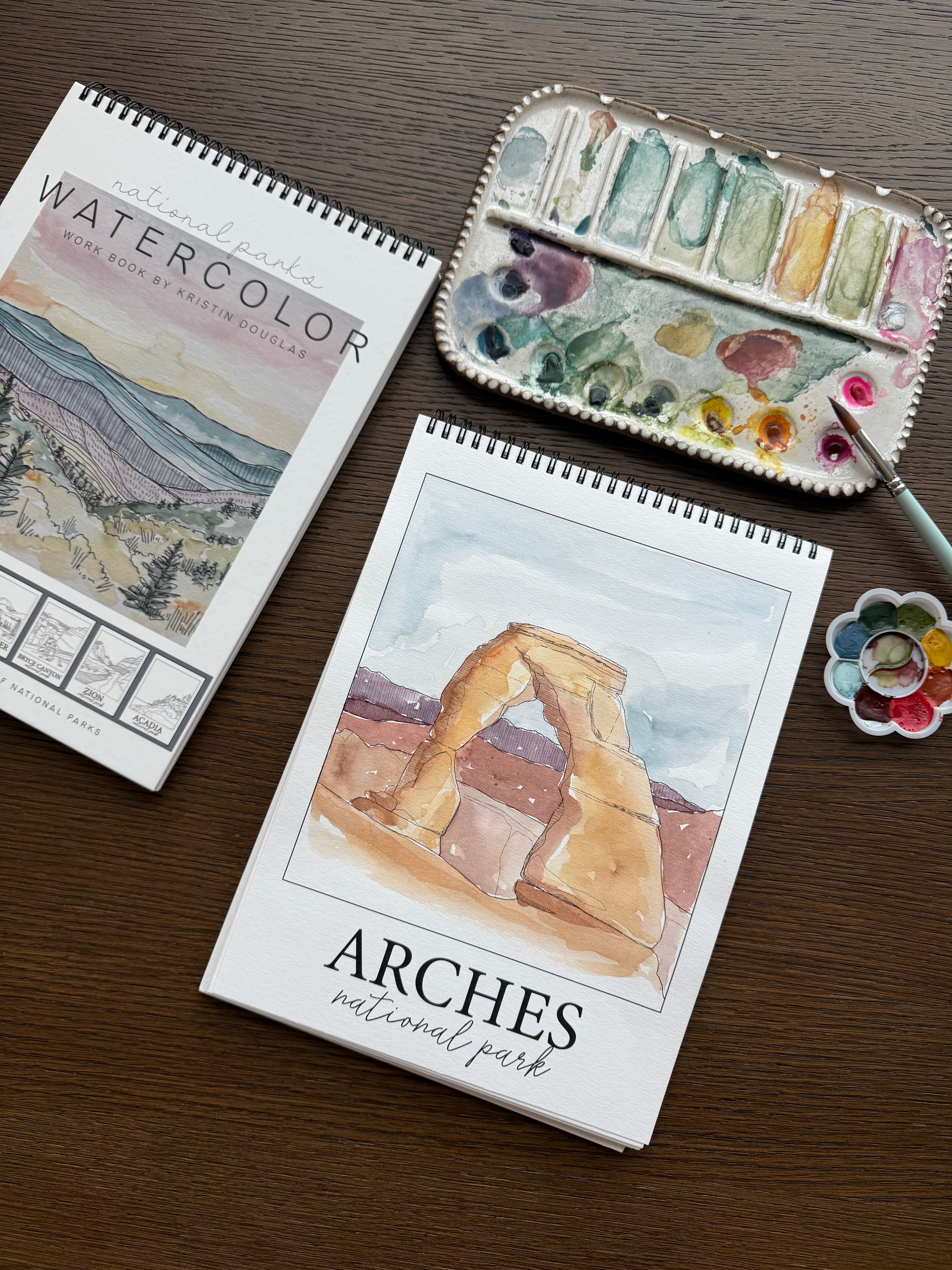 National Parks Watercolor Workbook