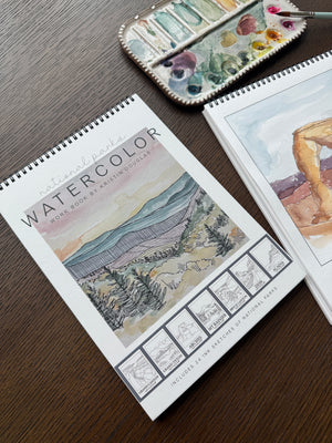 National Parks Watercolor Workbook
