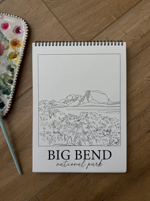National Parks Watercolor Workbook