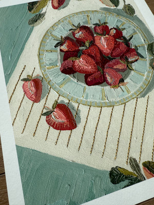 Strawberry Still Life