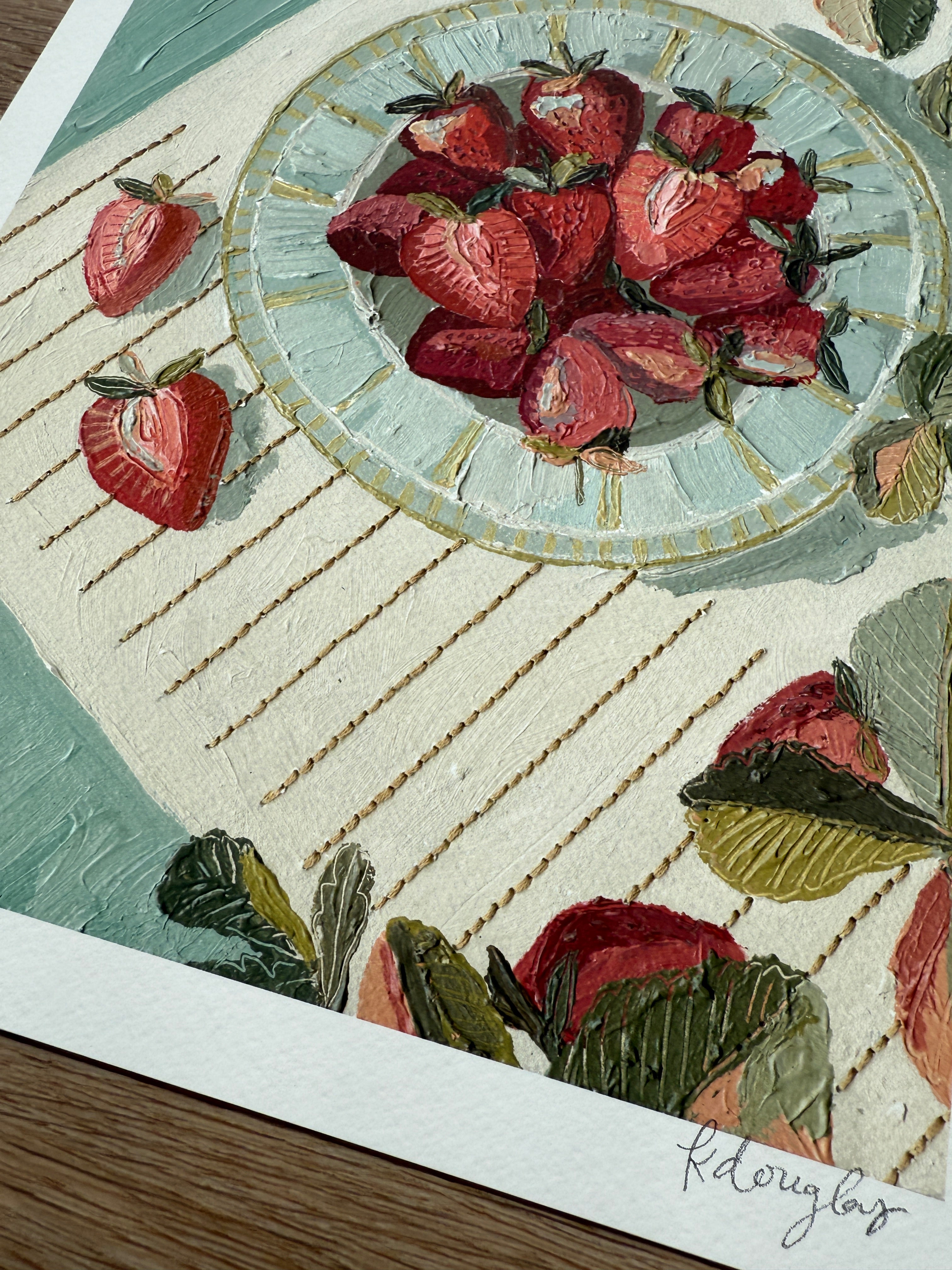 Strawberry Still Life