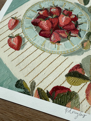 Strawberry Still Life