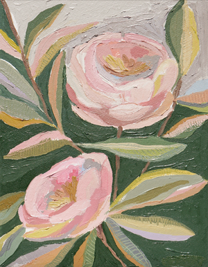 Framed Peonies No 1.