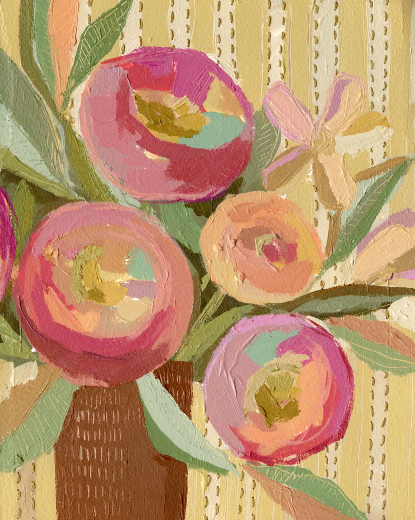 Magenta Floral Print