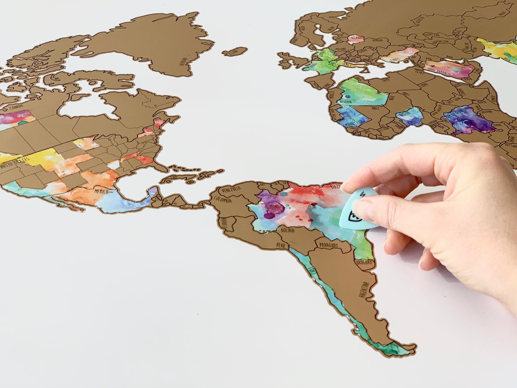 World Scratch Off Map