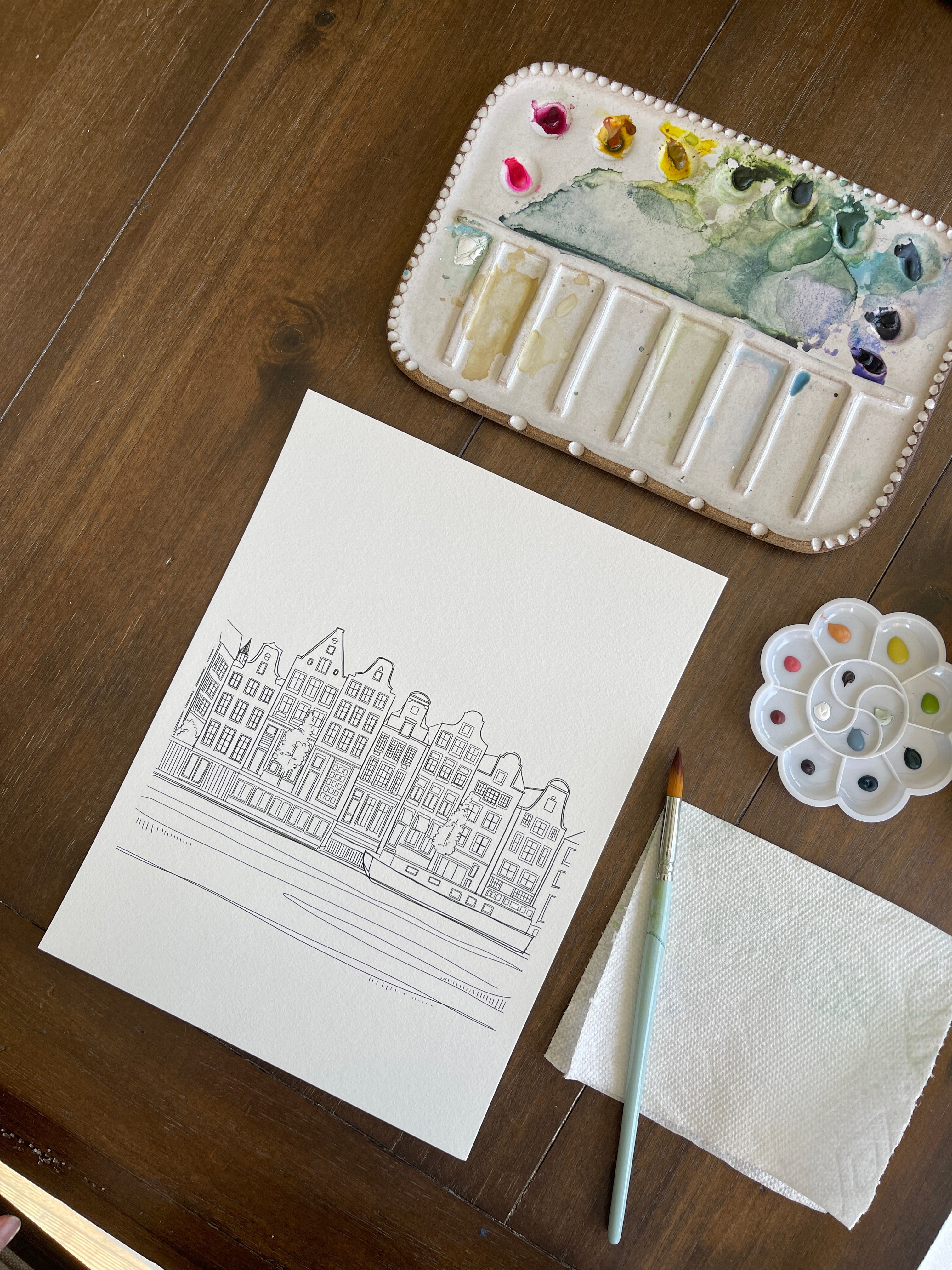 Amsterdam DIY Watercolor Kit