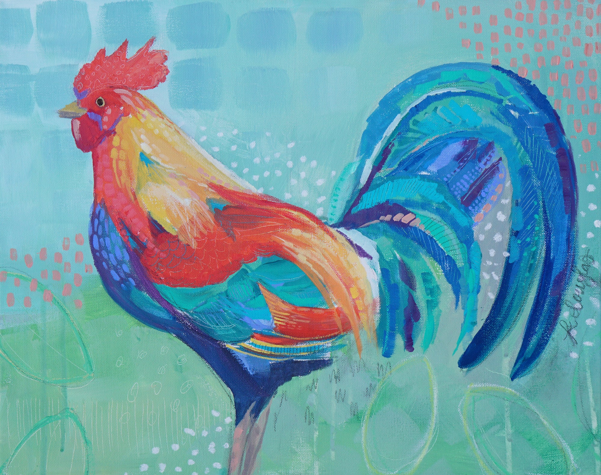 'Redd the Rooster' - Print