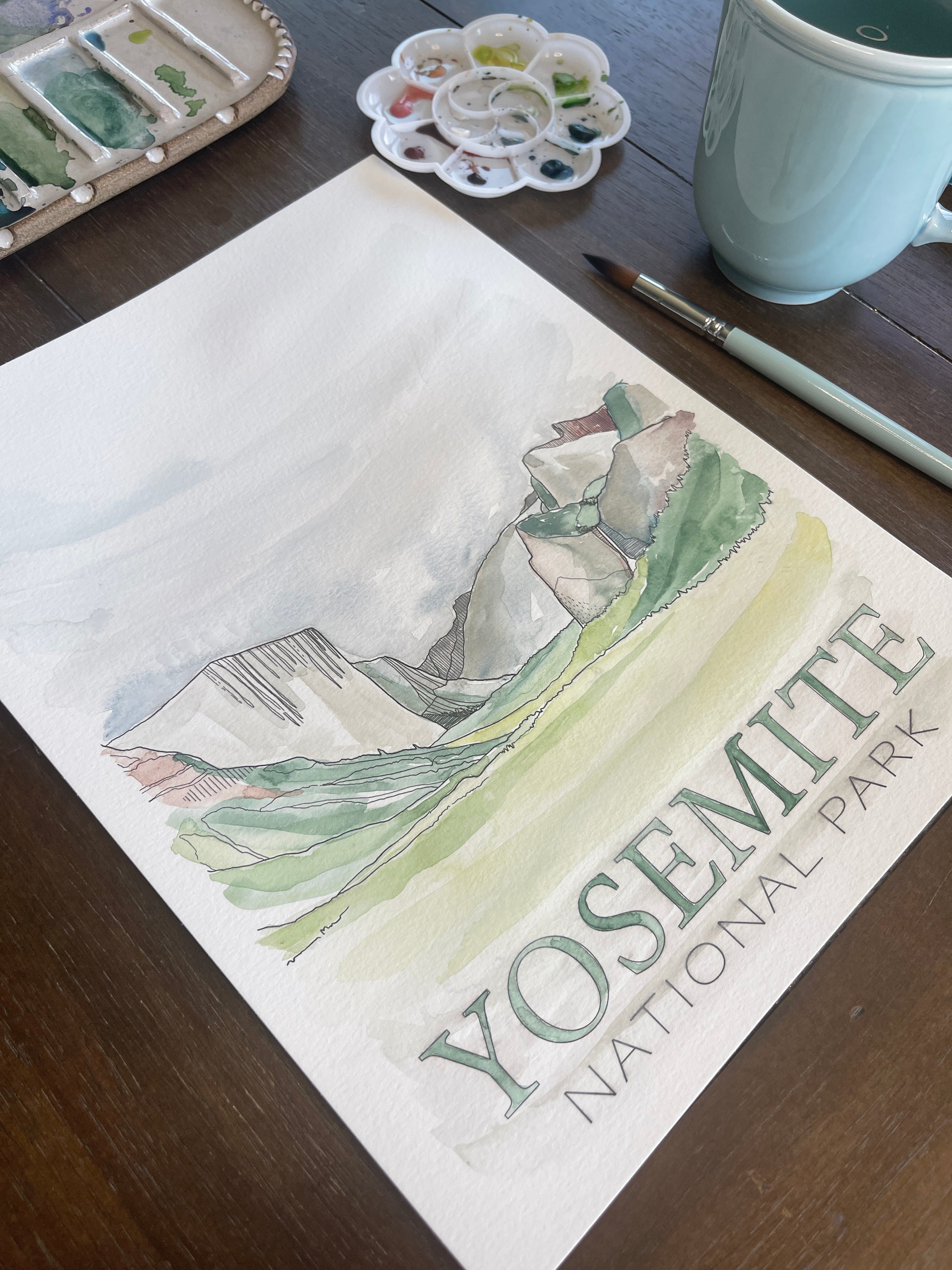 Yosemite DIY Watercolor Kit