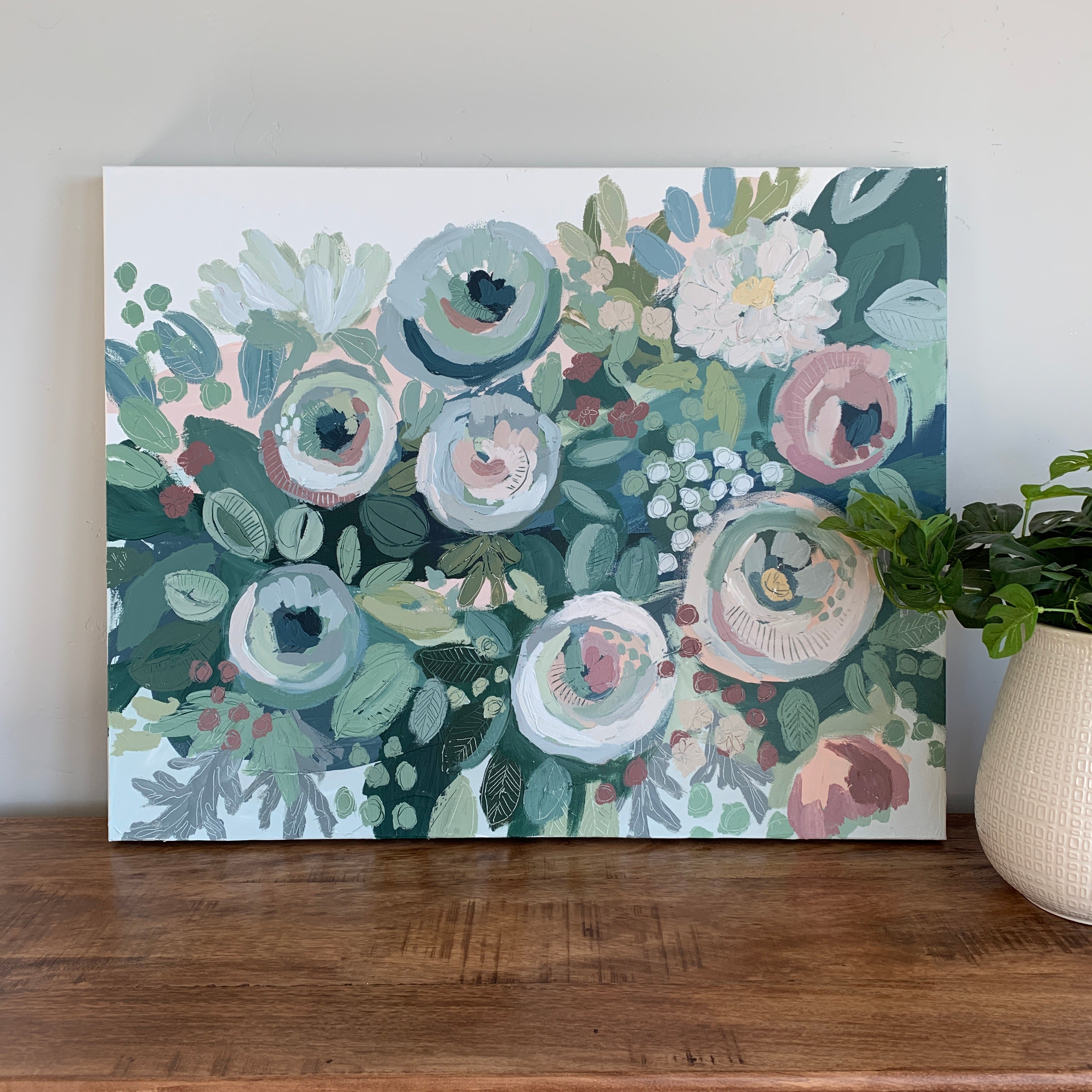 'Blissful Blooms' - Print